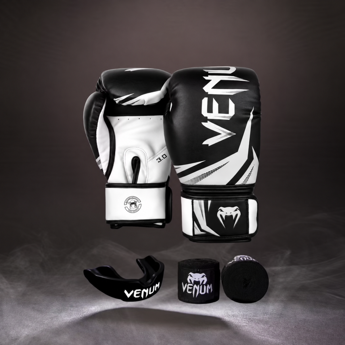 Pack de boxe Venum –  Challenger 3.0 Noir / Blanc