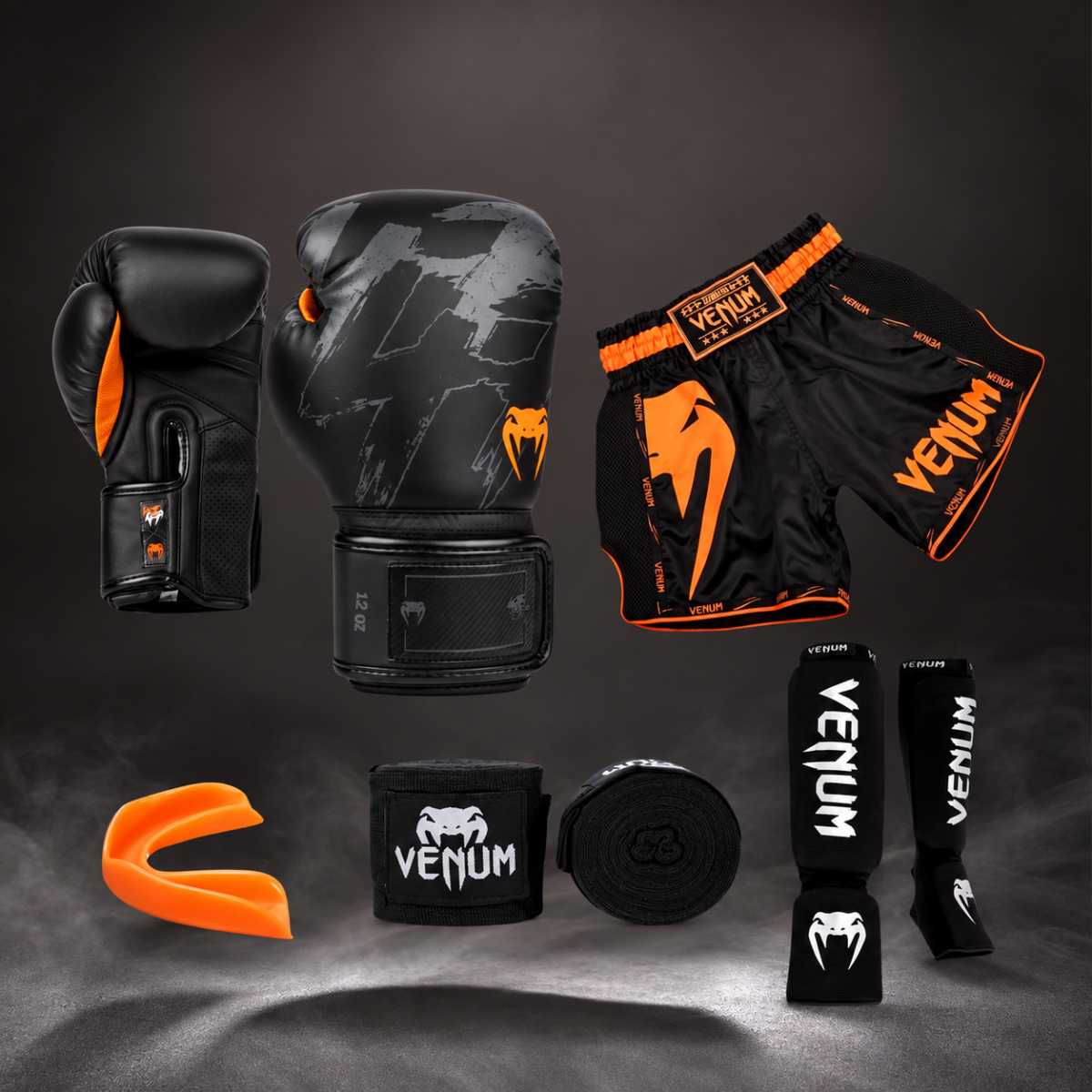 Pack Kickboxing Venum – Impact Noir/ Orange